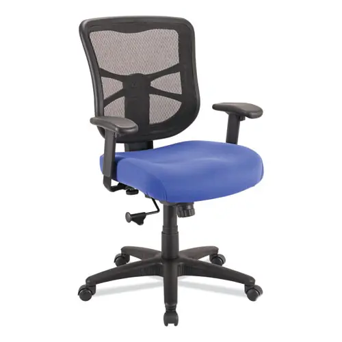 Alera® Alera Elusion Series Mesh Mid-Back Swivel/Tilt Chair, Navy, Supports Up to 275 lb