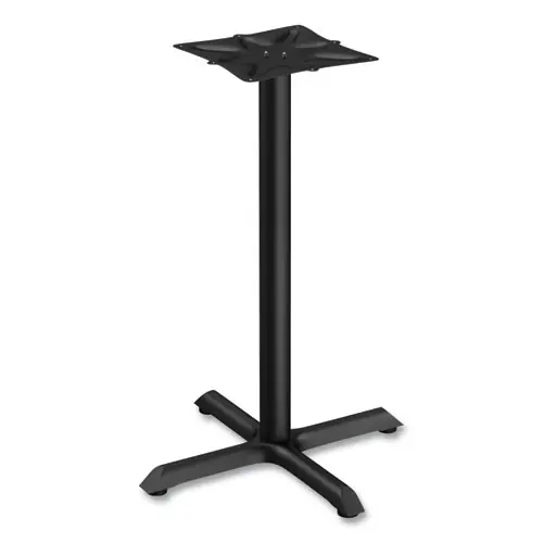 Alera® Alera Hospitality Series Single-Column Base, Steel, Black, 27.5" Diameter x 40.38" Height, 300 lb Capacity