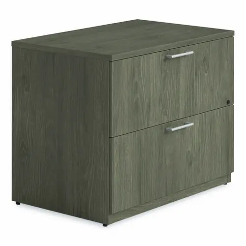 Alera® Seville Series Lateral File Cabinet, 2 Legal-Size File Drawers, Walnut