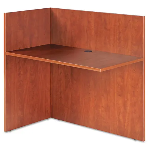 Alera® Alera Valencia Reversible Reception Return, Medium Cherry