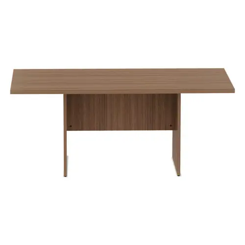 Alera® Alera Valencia Series Conference Table, Modern Walnut, Rectangular, 70.88"W x 41.38"D x 29.5"H