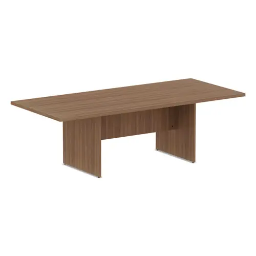 Alera® Alera Valencia Series Conference Table, Rectangular, 94.5w x 41.38d x 29.5h, Modern Walnut