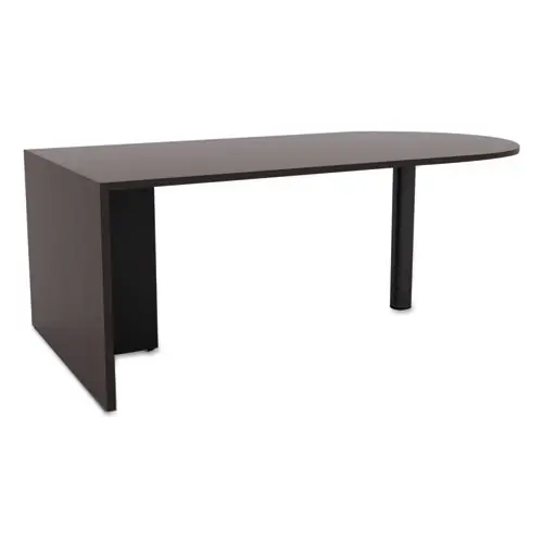 Alera® Alera Valencia Series D-Top Desk, 71" x 35.5" x 29.63", Espresso