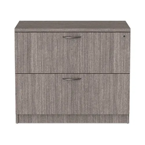 Alera® Alera Valencia Series Lateral File, 2 Legal/Letter-Size File Drawers, Gray