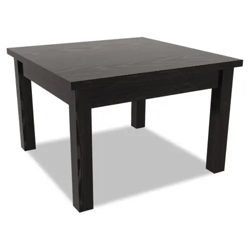 Alera® Alera Valencia Series Occasional Table, Rectangle, 23.63" W x 20" D x 20.38" H, Black