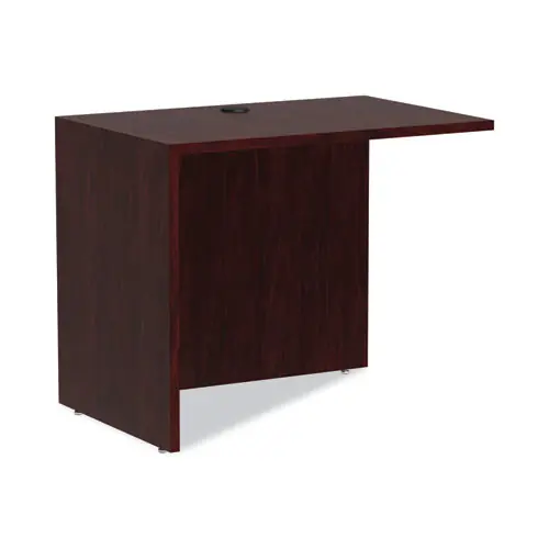 Alera® Alera Valencia Series Reversible Return/Bridge Shell, Mahogany