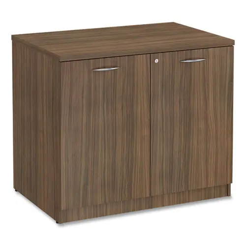 Alera® Alera Valencia Series Storage Cabinet, Modern Walnut