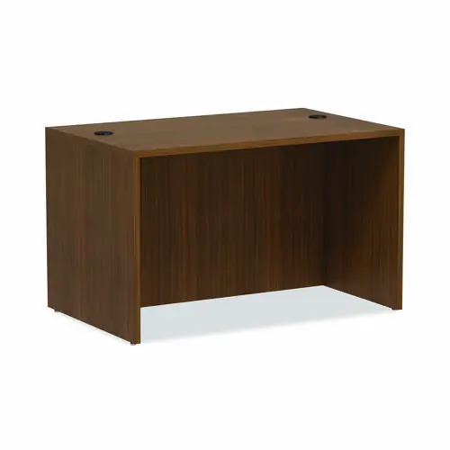 Alera® Alera Valencia Series Straight Front Desk Shell, Modern Walnut, 47.25" x 29.5" x 29.63"