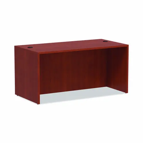 Alera® Alera Valencia Series Straight Front Desk Shell, Medium Cherry, 59.13" x 29.5" x 29.63"