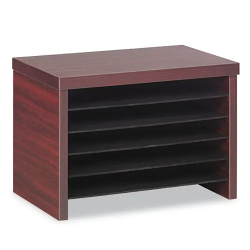 Alera® Alera Valencia Series Under-Counter File Organizer, Mahogany, 6 Sections