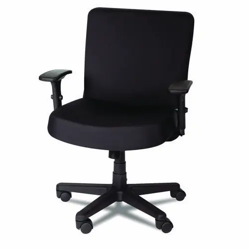 Alera® Alera XL Series Big/Tall Mid-Back Task Chair, Supports Up to 500 lb, Black
