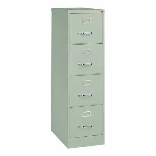 Alera® Economy Vertical File, 4 Letter-Size File Drawers, Light Gray