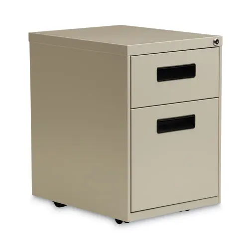 Alera® File Pedestal, 2-Drawer Box/File, Legal/Letter, Putty