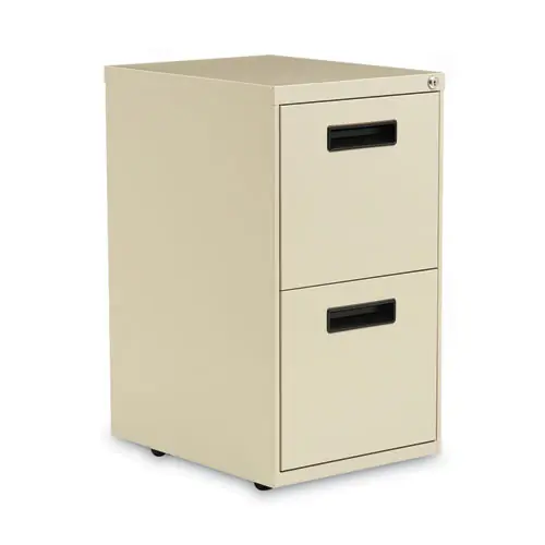 Alera® File Pedestal, 2 Legal/Letter-Size Drawers, Putty