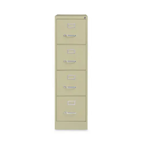 Alera® Four-Drawer Economy Vertical File, Letter-Size, Putty, 4 Drawers