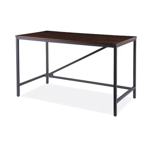 Alera® Industrial Series Table Desk, Modern Walnut, 47.25"W x 23.63"D x 29.5"H