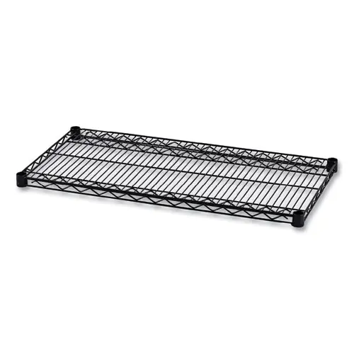 Alera® Industrial Wire Shelving Extra Wire Shelves, 36w x 18d, Black, 2 Shelves/Carton