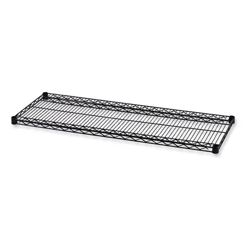 Alera® Industrial Wire Shelving Extra Wire Shelves, Black, 2 Shelves/Carton