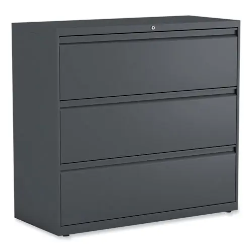 Alera® Lateral File, 3-Drawer, Charcoal