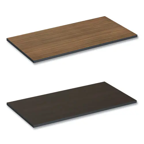Alera® Reversible Laminate Table Top, Rectangular, 47.63" W x 23.63" D, Espresso/Walnut