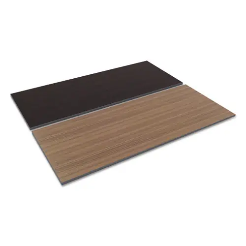 Alera® Reversible Laminate Table Top, Rectangular, 71.5" x 29.5", Espresso/Walnut