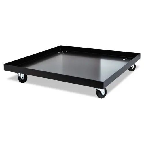 Alera® Stacking Chair Dolly, 320 lb Capacity, Black, 22.44" x 22.44" x 3.93"