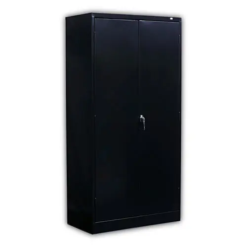 Alera® Standard Assembled Storage Cabinet, 36w x 18d x 72h, Black