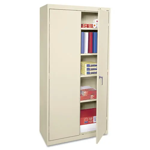 Alera® Standard Assembled Storage Cabinet, 36w x 18d x 72h, Putty
