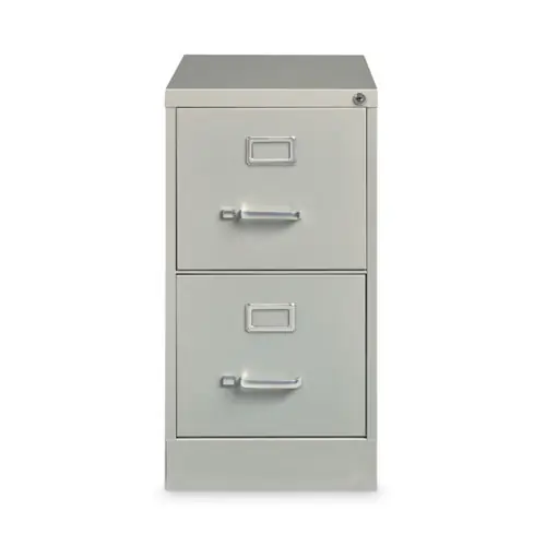 Alera® Two-Drawer Economy Vertical File, Light Gray, 2 Drawers, Letter Size