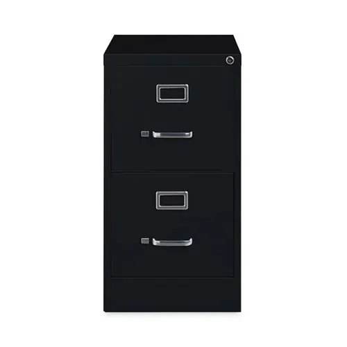 Alera® Two-Drawer Economy Vertical File, Letter-Size, Black