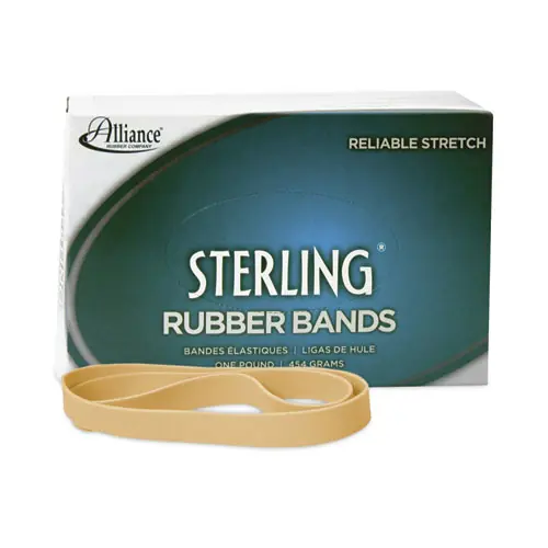 Alliance® Sterling Rubber Bands, Size 105, 1 lb Box, 70 Count