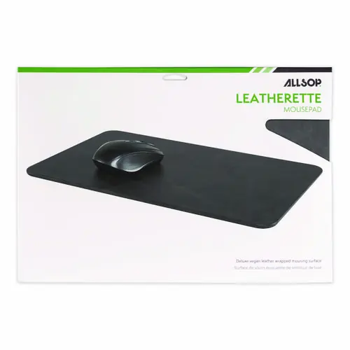 Allsop® Mouse Pad, Black, 14.2" x 8.66" x 0.25"