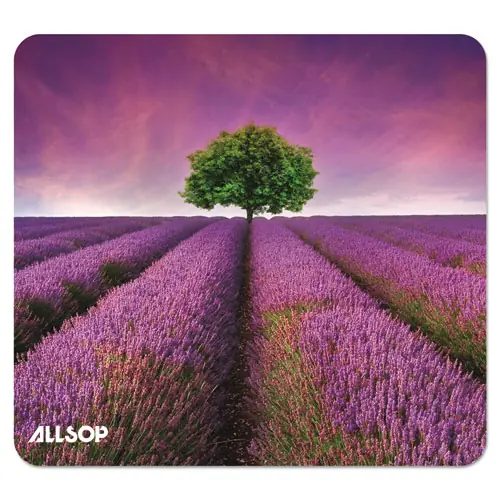 Allsop® Naturesmart Mouse Pad, Lavender Field Design, 8.5" x 8"
