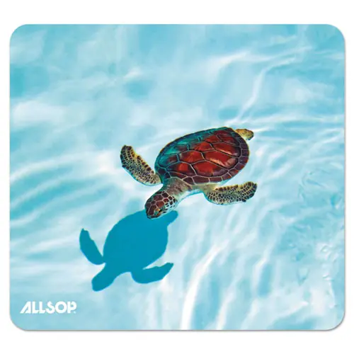 Allsop® Naturesmart Mouse Pad, Turtle Design, 8.5" x 8"