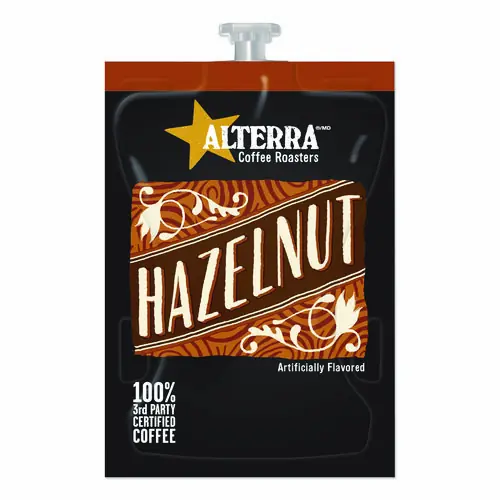 ALTERRA® Coffee Freshpack Pods, Hazelnut, Medium Roast, 100/Carton