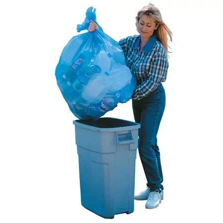 Aluf Blue Recycling Bag - 22 x 16 x 55