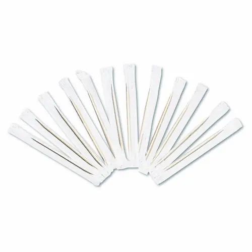AmerCareRoyal® Cello-Wrapped Round Wood Toothpicks