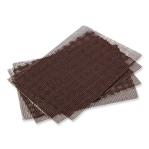 AmerCareRoyal® Griddle Screen, Aluminum Oxide, 4 x 5.5, Brown