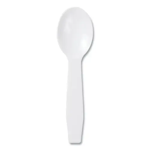 AmerCareRoyal® Polystyrene Taster Spoons, Plastic, 3", White, 3,000/Carton