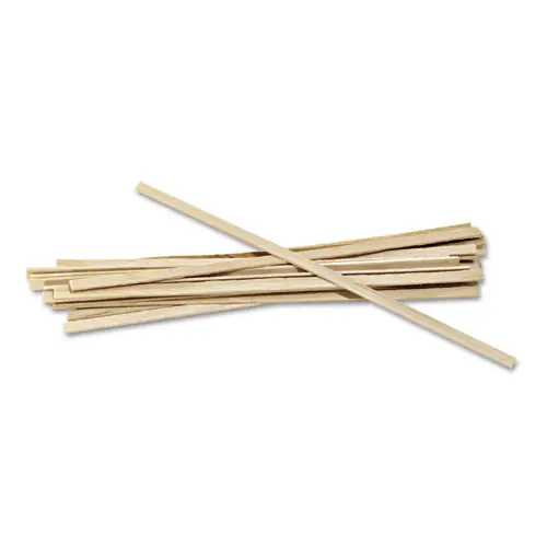 AmerCareRoyal® Wood Coffee Stirrers, 5.5", 10,000/Carton