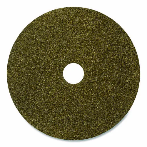 Americo® Black Diamond 1500 Grit Diamond Pad, 20" Diameter, Black/Yellow, 2/Carton