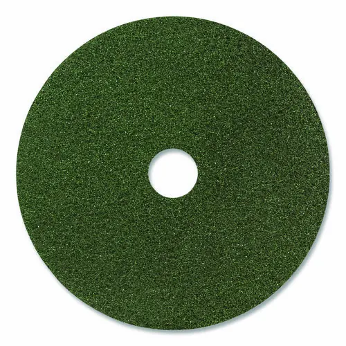 Americo® Black Diamond 3000 Grit Diamond Pad, 17" Diameter, Black/Green, 2/Carton