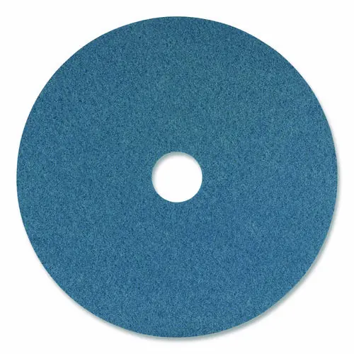 Americo® Blue Cleaner Pad, 16" Diameter, Blue, 5/Carton