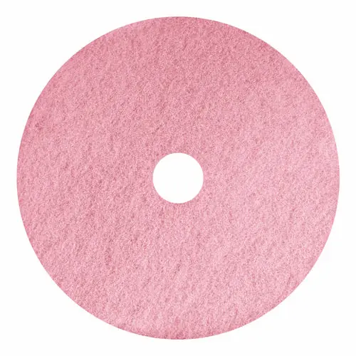 Americo® Remover Burnishing Pads, 20", Pink, 5/Carton