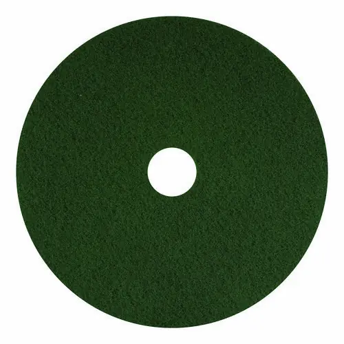 Americo® Scrubbing Pads, 13", Green, 5/Carton