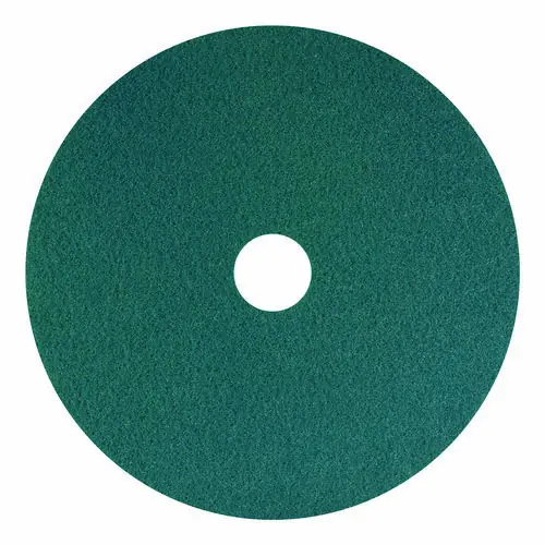 Americo® SmartScrub Floor Pad, 20" Diameter, Blue/Yellow, 5/Carton