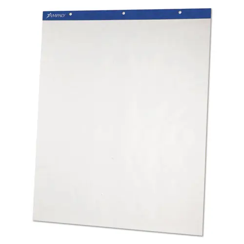 Ampad® Flip Charts, Unruled, 27 x 34, White, 50 Sheets, 2/Carton