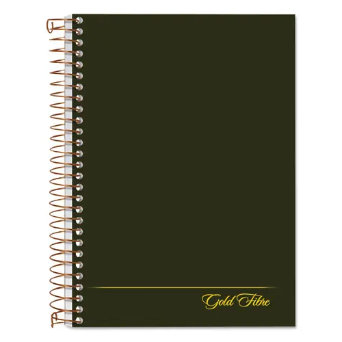 Ampad® Gold Fibre Personal Notebooks, 1-Subject, Medium/College Rule, Classic Green Cover, 7" x 5", 100 Sheets