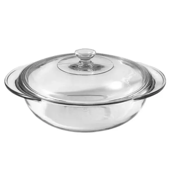 Anchor 2 Qt. Glass Casserole Dish with Lid