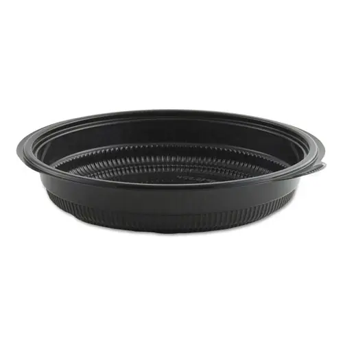 Anchor Packaging MicroRaves Incredi-Bowl Base, 24 oz, Black, Plastic, 150/Carton